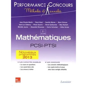 Comparateur de prix : Technique Et Documentation Mathématiques 1re année PCSI-PTSI
