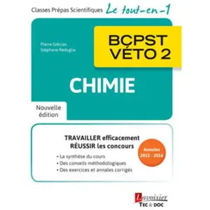 Technique Et Documentation Chimie Bcpst-Véto 2e Année pas cher
