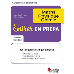 Comparateur de prix : Technique Et Documentation Entrer En Prépa - Maths, Physique, Chimie