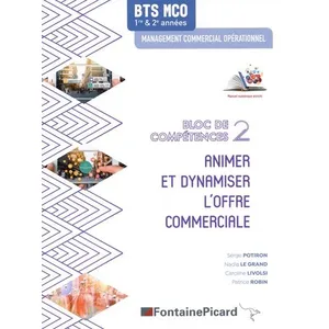Comparateur de prix : Fontaine Picard Eds Animer et dynamiser l'offre commerciale BTS MCO bloc de compétences 2