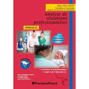 Bac Pro ASSP 1ère et Term, Analyse de situations professionnelles épre... pas cher