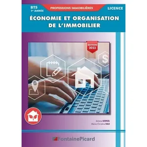 Economie et organisation de l'immobilier, BTS professions immobilères,... pas cher