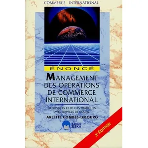 Comparateur de prix : ESKA Management Des Opérations De Commerce International - Enoncé