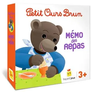 Livre-jeu Petit Ours Brun - Bayard Jeunesse - Mémo des repas - Collection Livres Petit Ours Brun pas cher