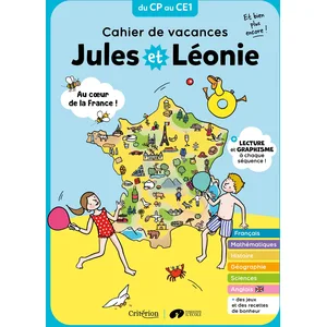 Criterion Cahier de vacances Jules et Léonie du CP au CE1: Au coeur de la FranceVendu paramazon