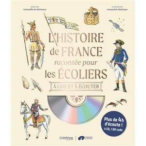 Critérion L'histoire de France racontée pour les écoliers: A lire et à écouter pas cher