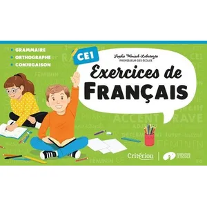 Criterion Exercices De Français Ce1 pas cher