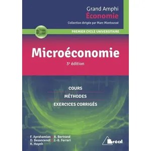 Bréal Microéconomie - Premier Cycle Universitaire pas cher