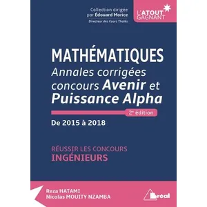 Bréal Mathématiques - Annales corrigées Concours avenir et puissance a... pas cher