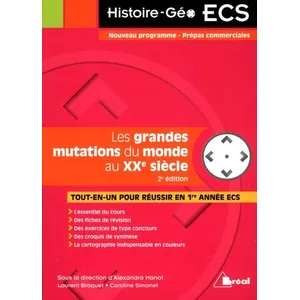Bréal Les mutations du monde au XXe siècle: avec cartes en couleurs, nouveau programme prépas commerciales pas cher