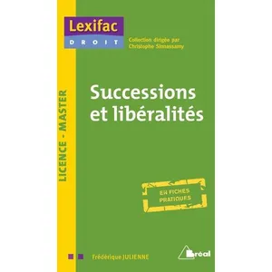 Bréal Successions Et Libéralités pas cher