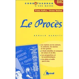 Bréal Le Procès - Franz Kafka - Orson Welles pas cher