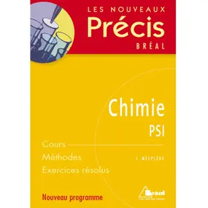 Bréal Précis chimie PSI pas cher