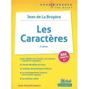 Bréal Les Caractères - Jean De La Bruyère pas cher