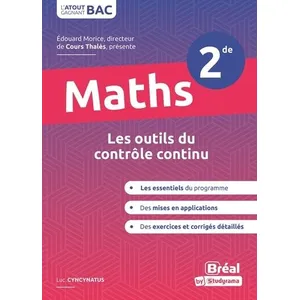 Bréal Mathématiques 2de - Les Outils Du Contrôle Continu pas cher