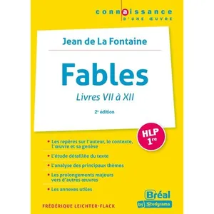 Bréal Fables Livres Vii À Xii - Jean De La Fontaine pas cher