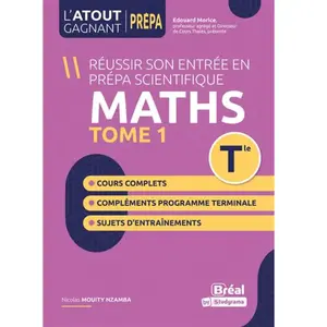 Comparateur de prix : Bréal Mathématiques Analyse - Objectif : Prépa Scientifique Tome 1