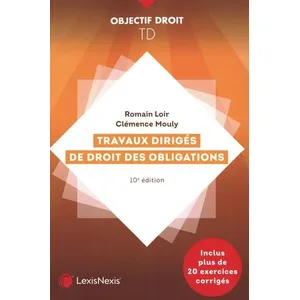 LexisNexis Travaux dirigés de droit des obligations pas cher