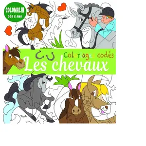 Piccolia Les Chevaux - Coloriages Codés pas cher