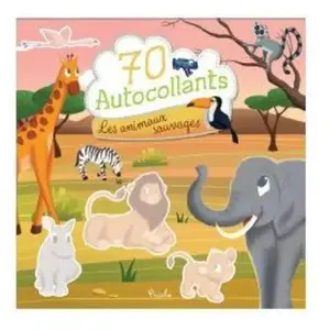 Piccolia 70 autocollants les animaux sauvages pas cher