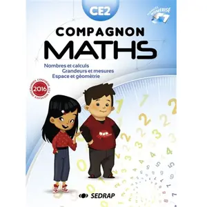 Sedrap Eds Mathématiques Ce2 Compagnon Maths - Nombres Et Calculs, Grandeurs Et Mesures, Espace Et Géométrie - Avec Un Carnet De Leçons pas cher