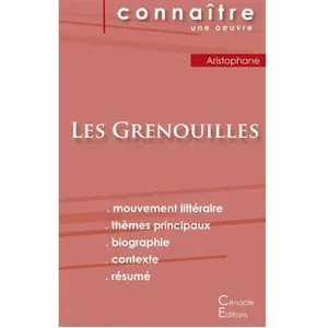 Du Cenacle Editions Les Grenouilles - Fiche De Lecture pas cher
