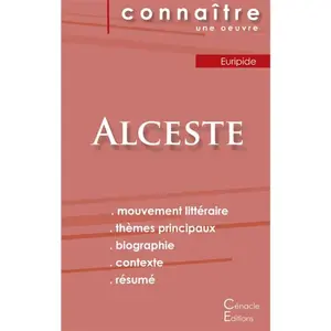 Comparateur de prix : Du Cenacle Editions Alceste - Fiche De Lecture