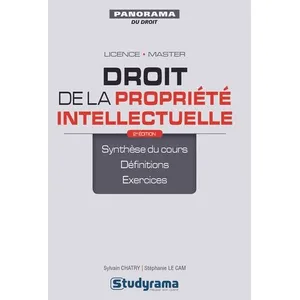 Studyrama Eds Droit de la propriété intellectuelle pas cher