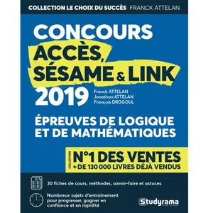 Le concours accès sésame et link 2019 pas cher