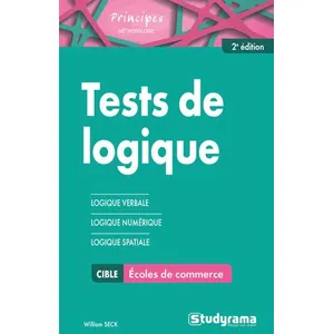 Studyrama Eds Tests de logique pas cher