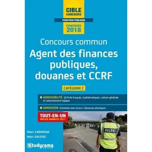 Studyrama Eds Concours Commun Agent Administratif Principal Des Finances Publiques, Des Douanes Et De La Ccrf De 2e Classe pas cher