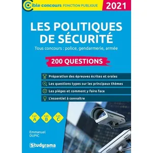 Comparateur de prix : Studyrama Eds 200 Questions Sur Les Politiques De Sécurité