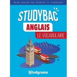 Comparateur de prix : Studyrama Eds Anglais - Le Vocabulaire