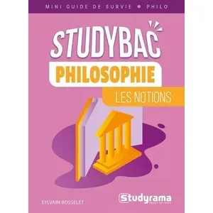 Studyrama Eds Philosophie - Les Notions pas cher