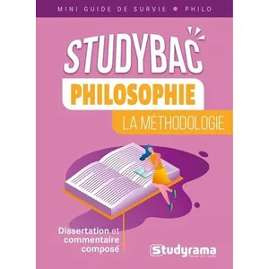 Studyrama Eds Philosophie - La Méthodologie pas cher
