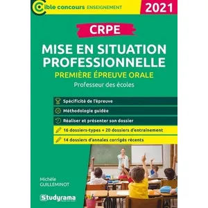 Comparateur de prix : Studyrama Eds Cpre Première Épreuve Orale : Mise En Situation Professionnelle