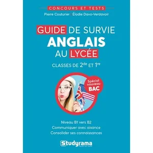 Comparateur de prix : Studyrama Eds Guide de survie anglais au lycée