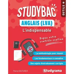 Studyrama Eds Anglais (LVA) - L'indispensable pas cher