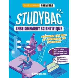Comparateur de prix : Studyrama Eds Enseignement Scientifique 1re Tronc Commun