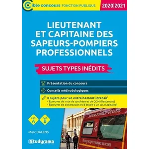 Comparateur de prix : Studyrama Eds Lieutenant et capitaine des sapeurs-pompiers professionnels