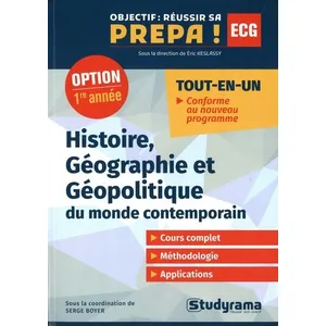 Comparateur de prix : Studyrama Eds Histoire, Géographie et Géopolitique du monde contemporain