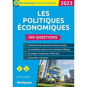 Les Politiques Économiques - 200 Questions Catégories A Et B pas cher