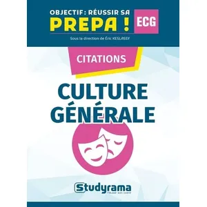 Comparateur de prix : Studyrama Eds Citations Culture Générale