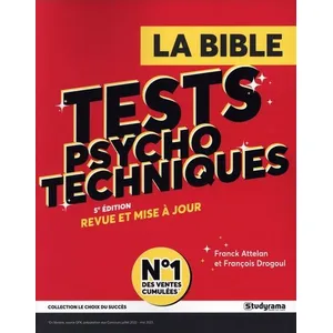 Comparateur de prix : Studyrama Eds La bible des tests psychotechniques: Revue et mise à jour