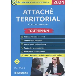 Comparateur de prix : Studyrama Eds Attaché Territorial Tout-En-Un - Concours Externe