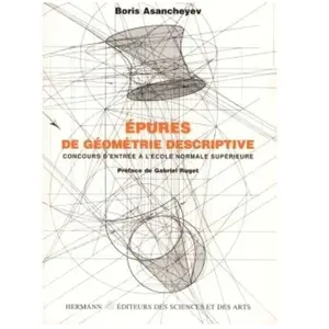 Hermann Epures De Géométrie Descriptive - Concours D'entrée À L'ecole Normale Supérieure pas cher