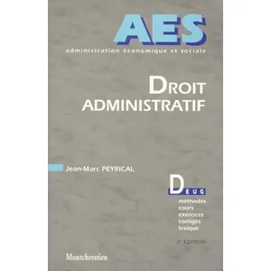 Montchrestien Droit administratif - 2ème édition pas cher