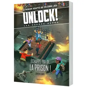 Rageot Jeu de société - Unlock! - Les Escape Geeks - Echappe-toi de la prison ! pas cher