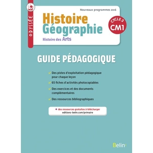 Comparateur de prix : Belin Éducation Histoire Géographie Histoire Des Arts Cm1 - Guide Pédagogique