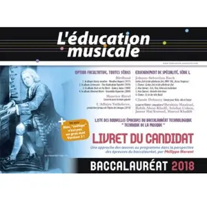 Beauchesne L'éducation Musicale Baccalauréat, Option Facultative, Toutes Séries, Enseignement De Spécialité, Série L - Livret Du Candidat pas cher